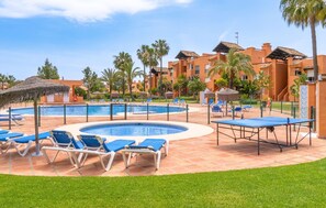 Pool - Delightfully Furnished Ground Floor 2 Bed Apartment in Casares Costa (Casares)