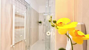 Comfort Apartment, 1 Bedroom, Non Smoking | Bathroom | Shower, hair dryer, towels, soap