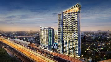 อพาร์ทเมนท์, 1 ห้องนอน, พร้อมสิ่งอำนวยความสะดวกสำหรับผู้พิการ | บริเวณภายนอก