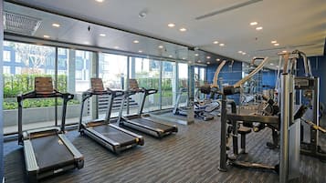อพาร์ทเมนท์, 1 ห้องนอน, พร้อมสิ่งอำนวยความสะดวกสำหรับผู้พิการ | ห้องสตูดิโอฟิตเนส