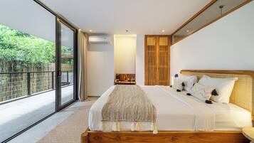 Superior Apartment, Pool View | In-room safe, soundproofing, iron/ironing board, free WiFi