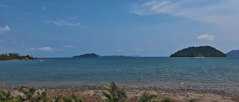Privatstrand, Kajakfahren
