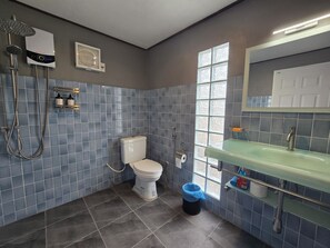 Bathroom - Room-charming Bungalow Retreat in Khuean (Khueang Nai)