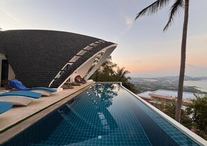 Pool - Charming 4 BR villa with private pool 180-degree Seaview in beautiful Koh Samui (Koh Samui)
