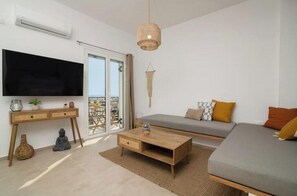 Living area - Casa Tu Zante ❤️- center & sea view (for 6 guests) (Zakynthos)