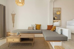 Living area - Casa Tu Zante ❤️- center & sea view (for 6 guests) (Zakynthos)