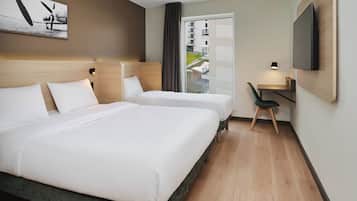 Standard Room, Multiple Beds | Hypo-allergenic bedding, desk, laptop workspace, blackout drapes