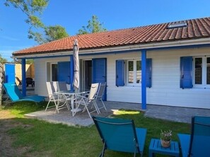 Outdoor dining - Gîte Nath & Steph 5 classified 3*** in Cayeux sur Mer - Baie de Somme (Cayeux-sur-Mer)
