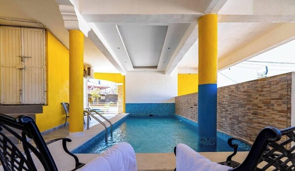 Pool - Mar de Cortez Suite | Pelican Suite | 2BR | 1 Block to Malecon | Pool | Sleeps 8 (San Felipe)
