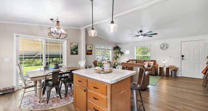 Brand new listing!!! Relax and unwind at this stunning Northwoods pool house featuring a private in-ground pool, fire pit, patio, garage space, and sleeping for 11 guests!