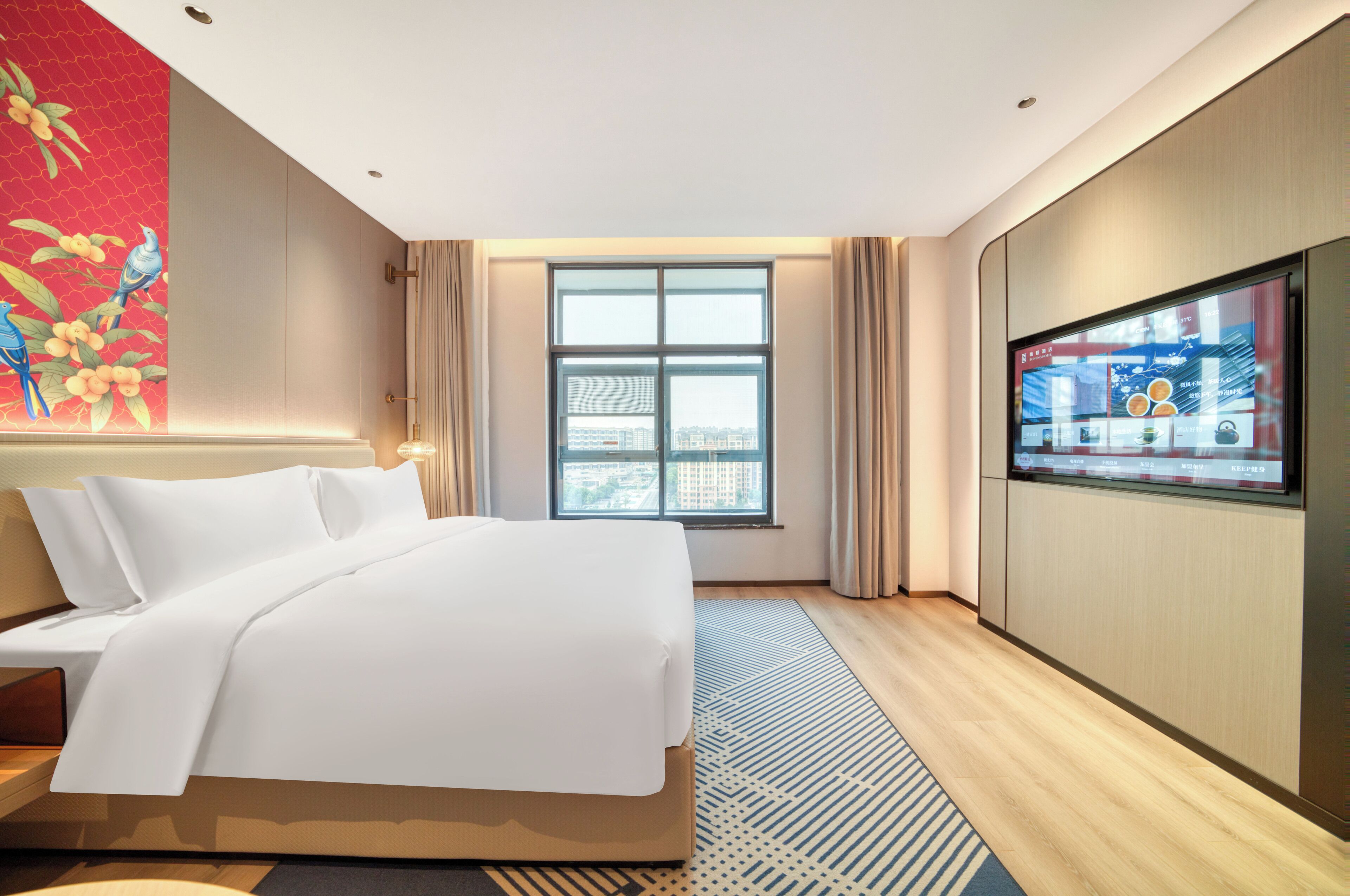 Free WiFi, bed sheets