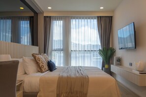 1 Schlafzimmer, Bügeleisen/Bügelbrett, kostenloses WLAN, Bettwäsche