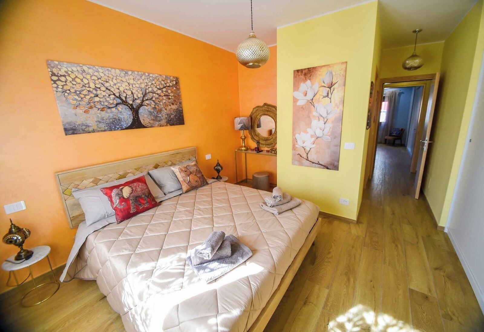 Appartamento Comfort | Biancheria da letto di alta qualità, copriletto in piuma