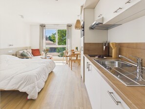 Room - Le Tube - studio for 3 people - shared pool (Biscarrosse)