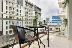 コンフォート アパートメント ダブルベッド 1 台 禁煙 | 屋外ダイニングエリア
