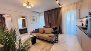 Appartamento Comfort, 2 camere da letto, non fumatori | Area soggiorno