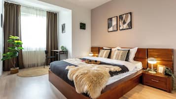 Apartment, 2 Schlafzimmer, Nichtraucher | Verdunkelungsvorhänge, Bügeleisen/Bügelbrett, kostenloses WLAN