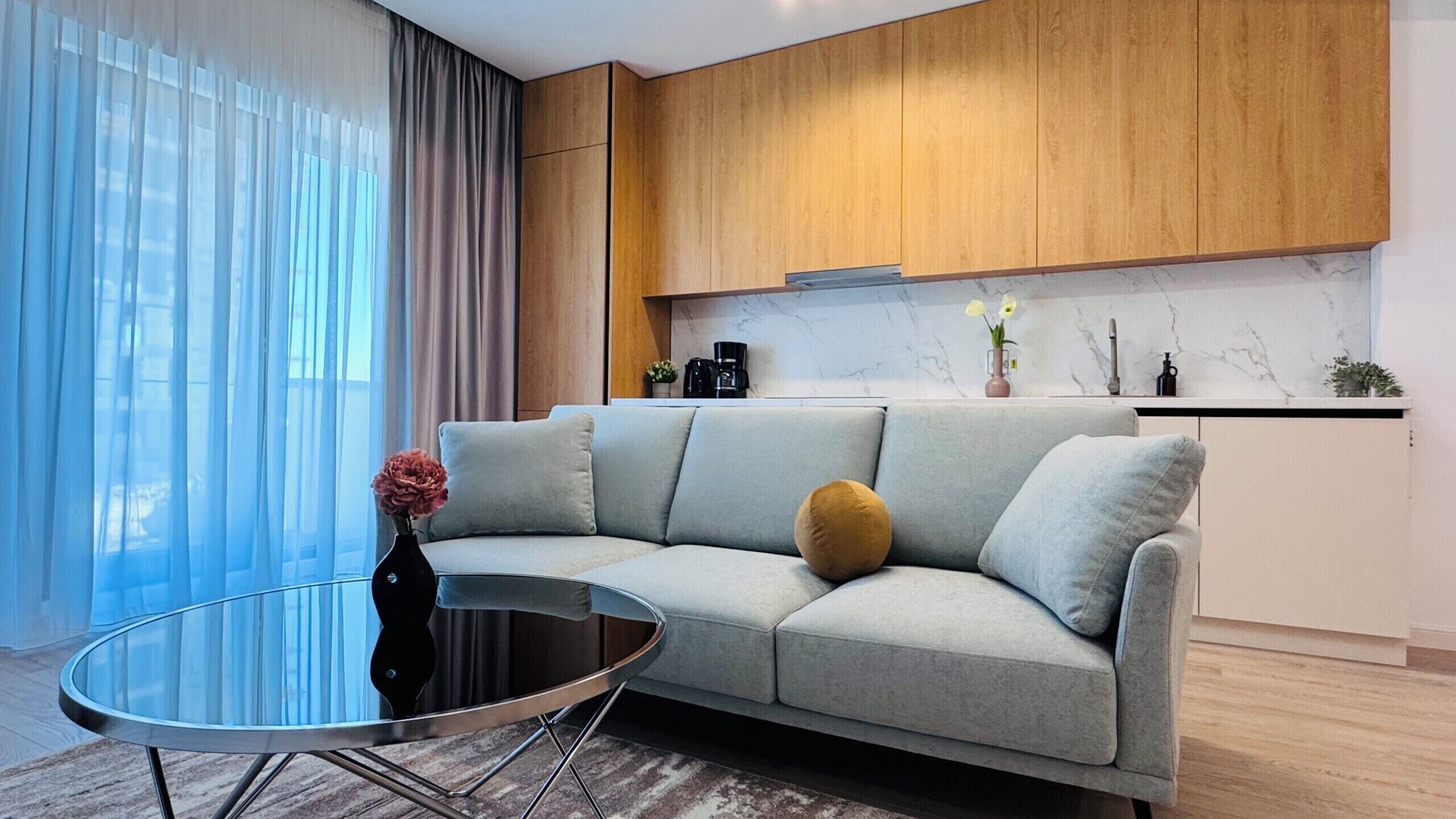 Apartemen Deluks, 2 kamar tidur, Bebas Asap Rokok | Area keluarga | Smart TV 126-cm dengan saluran TV digital