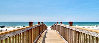 Lovely direct Ocean Front condo with ocean front living room and ocean front Bedroom .