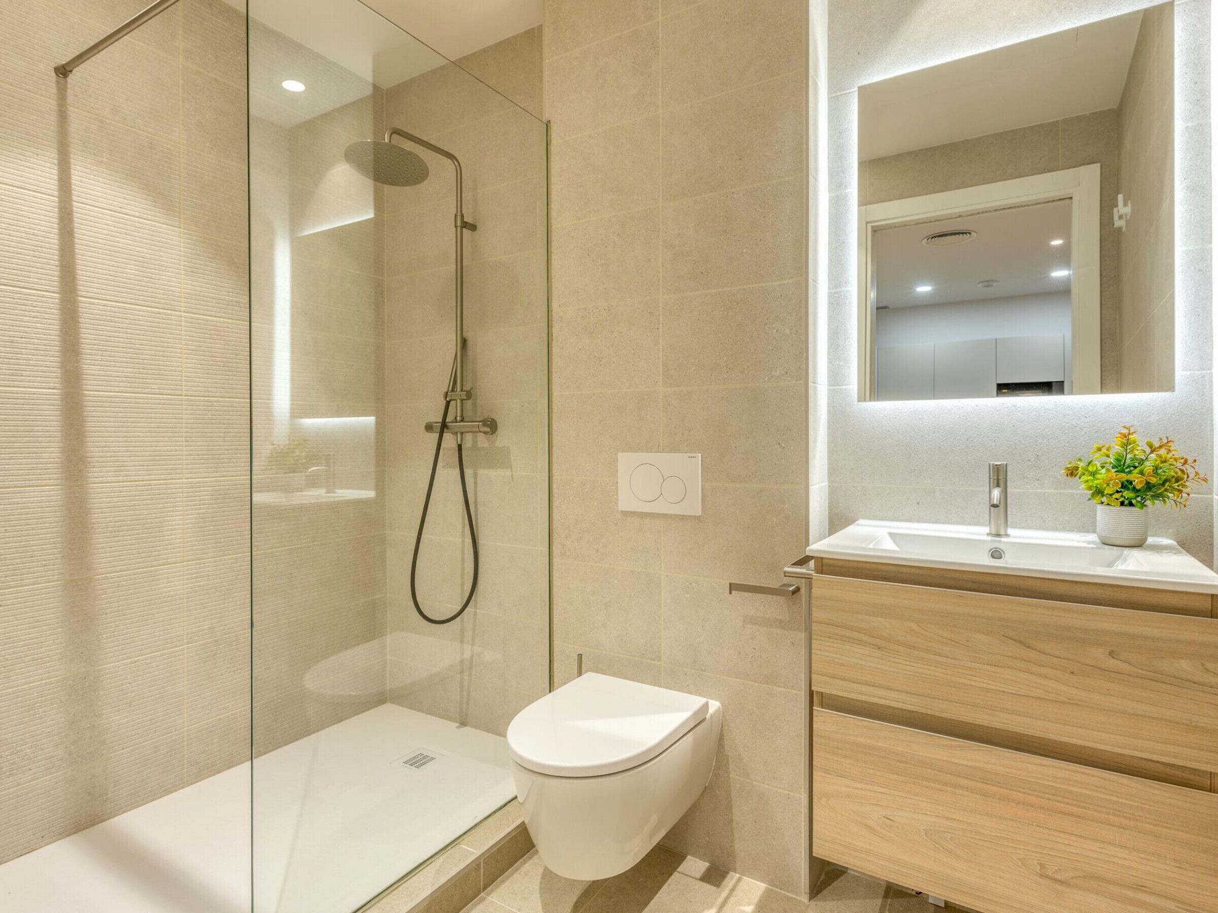 Hair dryer, towels