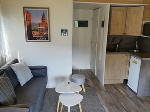 TV - Pet-friendly chalet - 4 guests (Saint-Point)