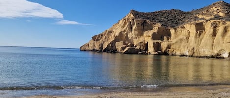 Vlak bij het strand