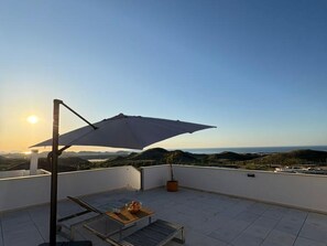 Outdoor dining - Charming apartment, sea views - 4 guests (San Juan de los Terreros)
