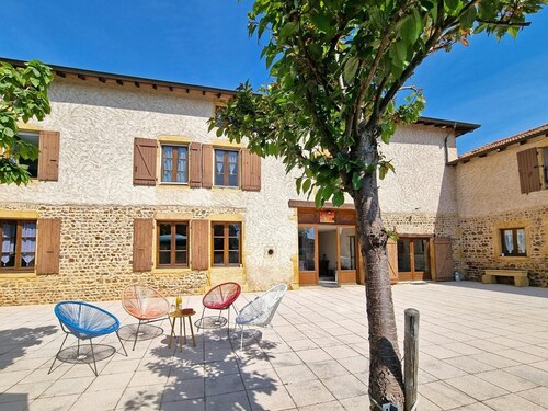 Maison paisible avec animaux admis - 15 pers.