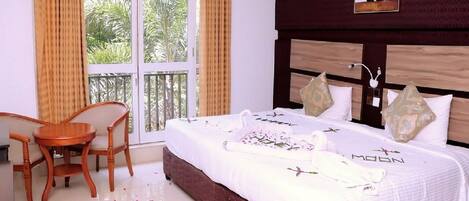Chambre Double Deluxe, balcon, vue jardin