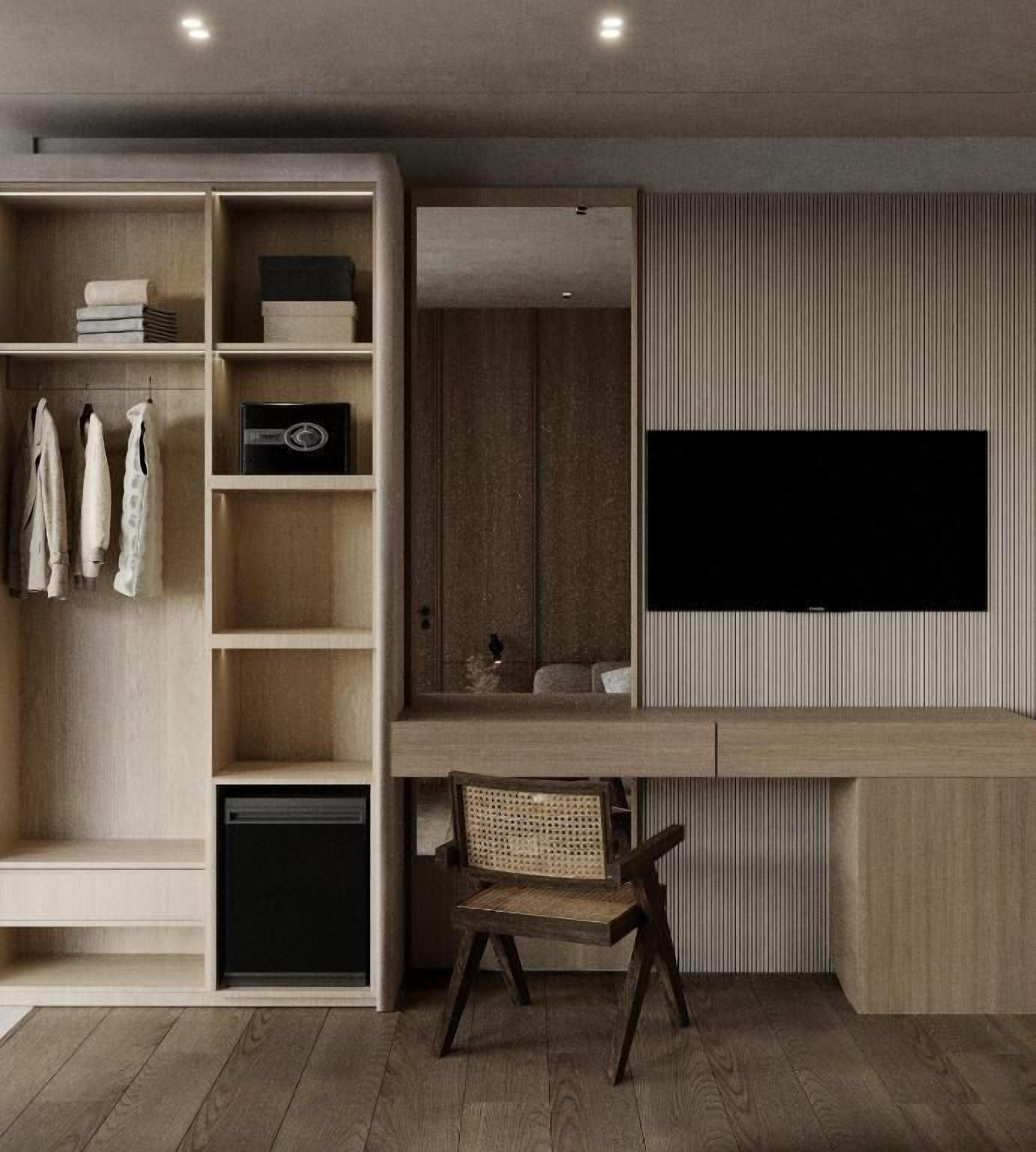 Doppia Deluxe, balcone | Una scrivania
