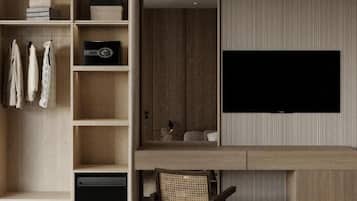 Doppia Deluxe, balcone | Una scrivania