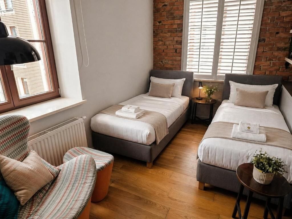 Family Apartment, 2 Bedrooms, Non Smoking, City View | Iron/ironing board, free WiFi