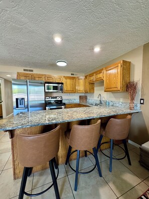 Coffee/tea maker, fridge, microwave, oven - Poolside Condo with Bunks - Family Resort Stay at Las Palmas Resort #1625 (St. George)