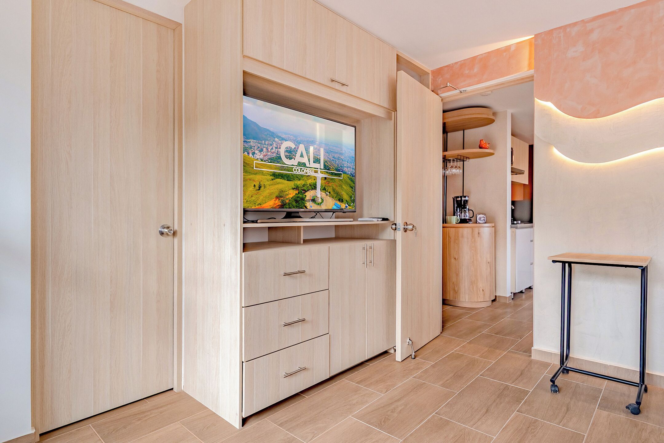 Luxury-Apartment, Balkon, Bergblick