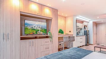 Junior-Apartment, Balkon, Stadtblick