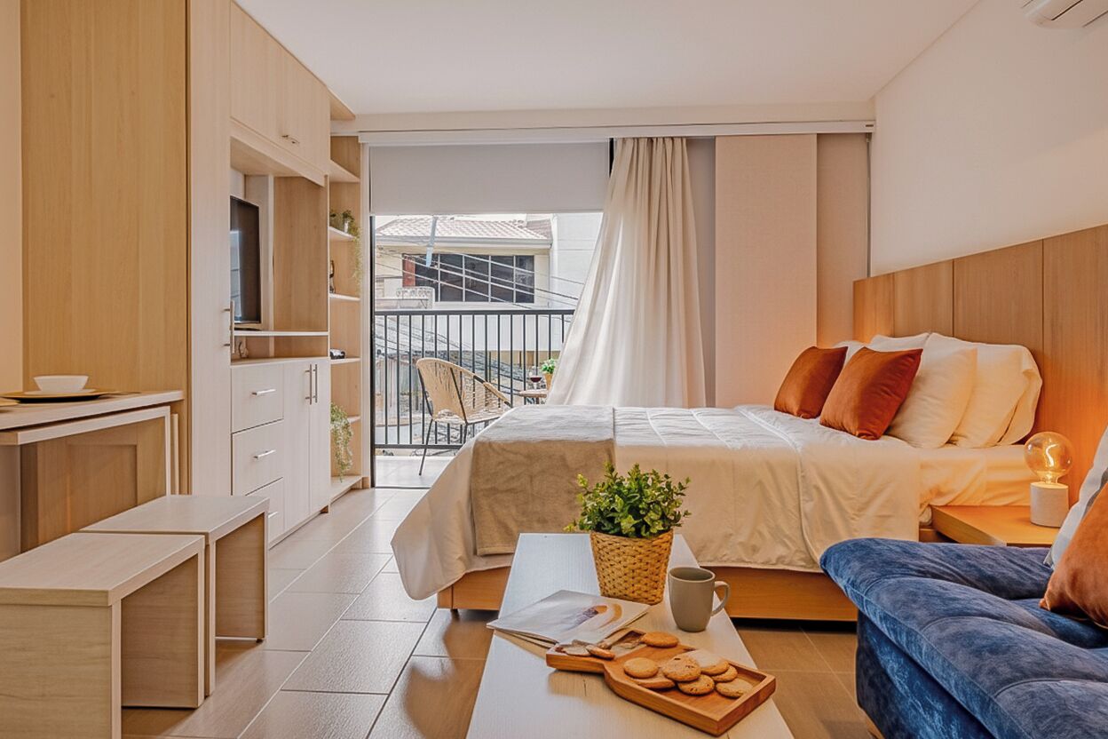 Apartamento júnior, sacada, vista para a montanha | Wi-Fi de cortesia