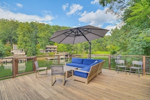 Interior - Waterfront Lake Lure A-frame w/ Dock & Scenic Deck (Lake Lure)