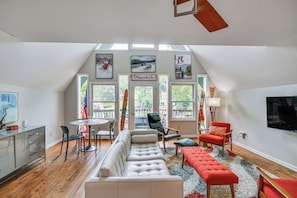 Interior - Waterfront Lake Lure A-frame w/ Dock & Scenic Deck (Lake Lure)