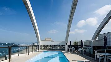 Deluxe Apartment, Balcony, Sea View | Pool | Outdoor pool