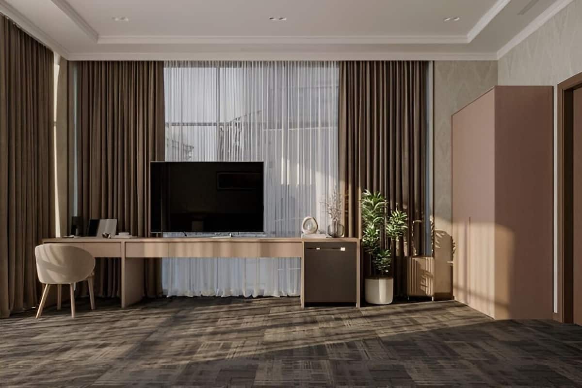 Deluxe Double Room, City View | Interior