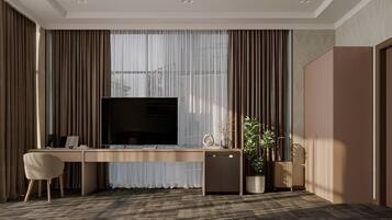 Deluxe Double Room, City View | Interior