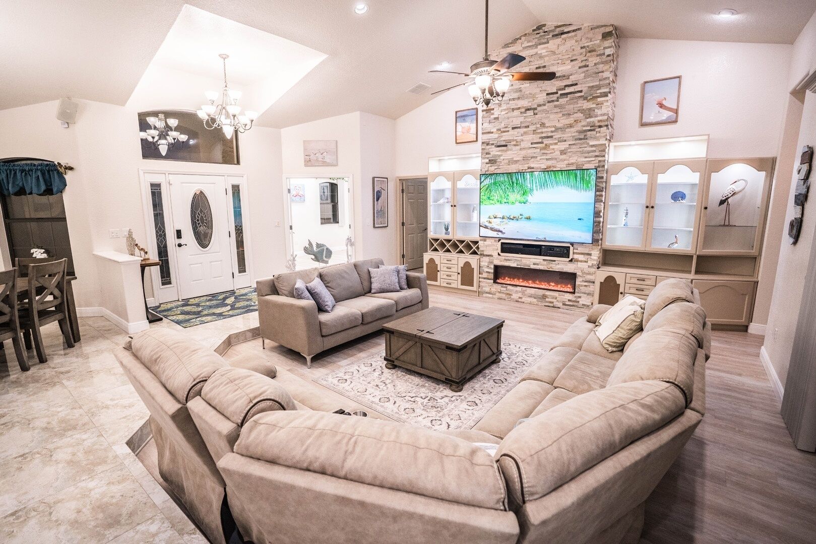 Ferienhaus, 5 Schlafzimmer | Wohnbereich | Streaming-Dienste