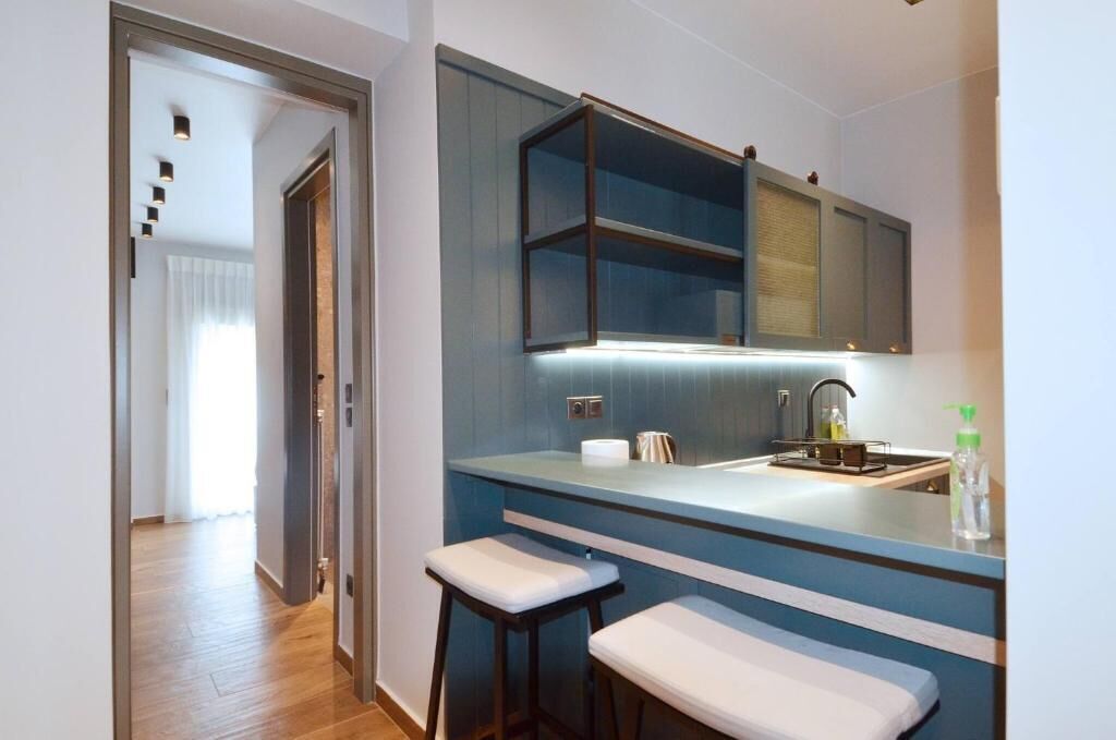 Apartment, City View | Private kitchen