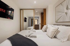 2 Schlafzimmer, Bügeleisen/Bügelbrett, kostenloses WLAN, Bettwäsche