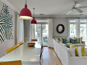 Smart TV - Chu Cottage | Great Location, Two Balconies, Walk to Beach (Tybee Island)
