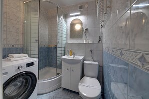 Apartment | Bathroom - RentPlanet - Apartament Zaporoska (Wrocław)