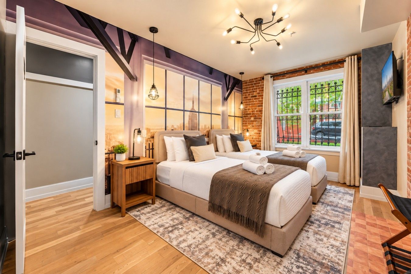NYC Inspired Bedroom