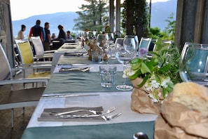 Area per ricevimenti all'aperto