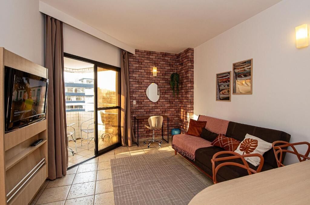 Apartment, Balcony, Sea View | Living area