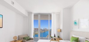 1 bedroom, desk, iron/ironing board, WiFi - Stylish 1BR · Bay View · Beachwalk Resort (Hallandale Beach)
